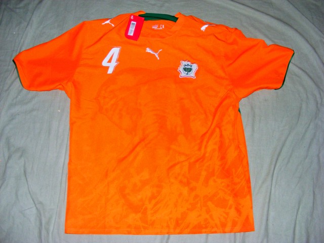 maillot équipe de côte d'ivoire domicile 2006-2007 rétro