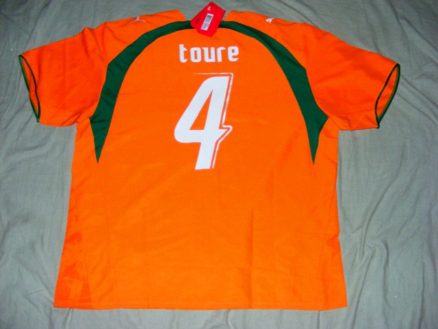 maillot équipe de côte d\'ivoire domicile 2006-2007 rétro
