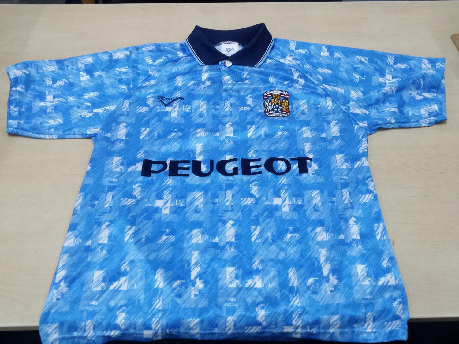 maillot équipe de coventry city fc domicile 1992-1994 rétro