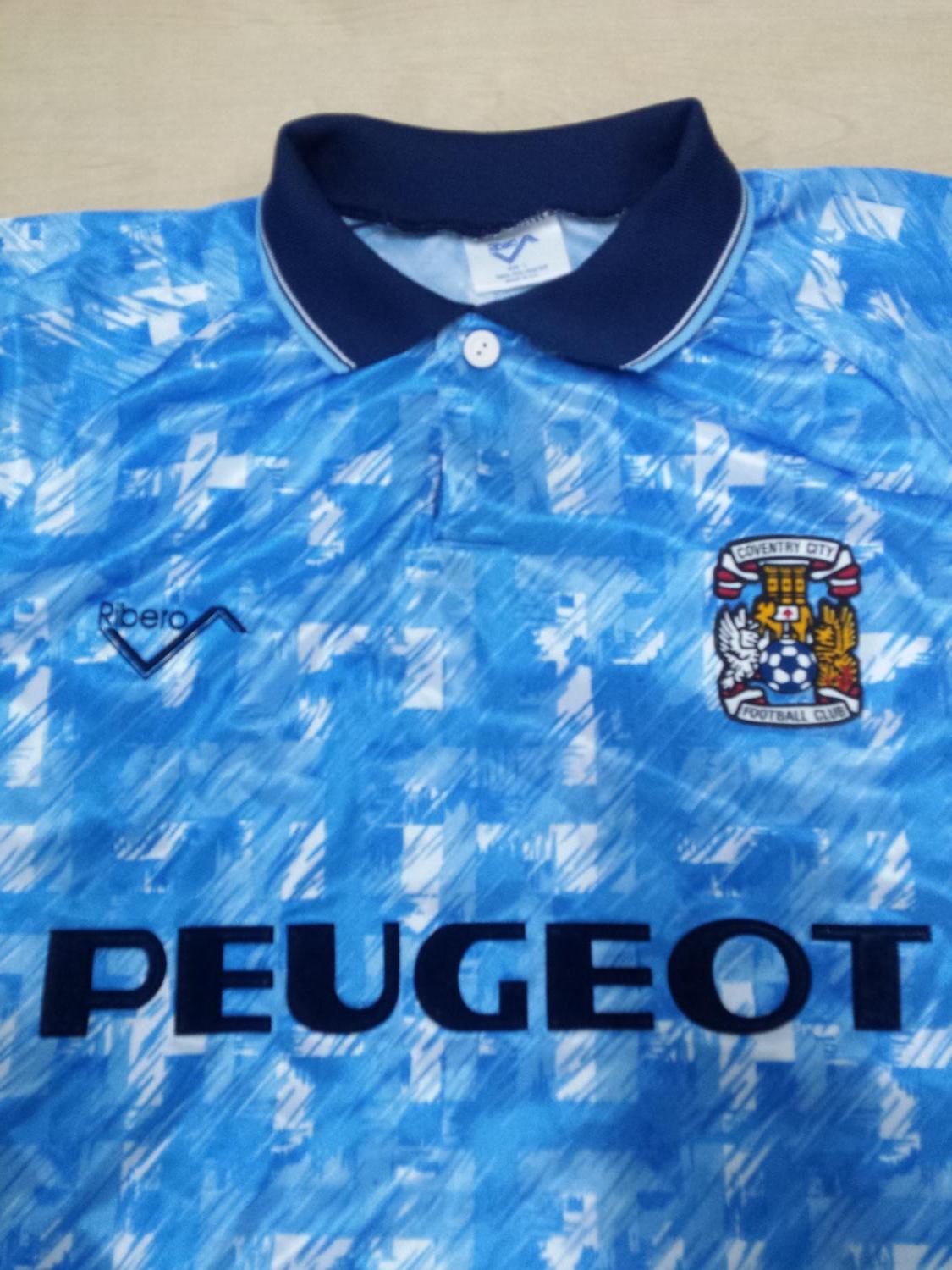 maillot équipe de coventry city fc domicile 1992-1994 rétro maillot équipe de coventry city fc domicile 1992-1994 rétro