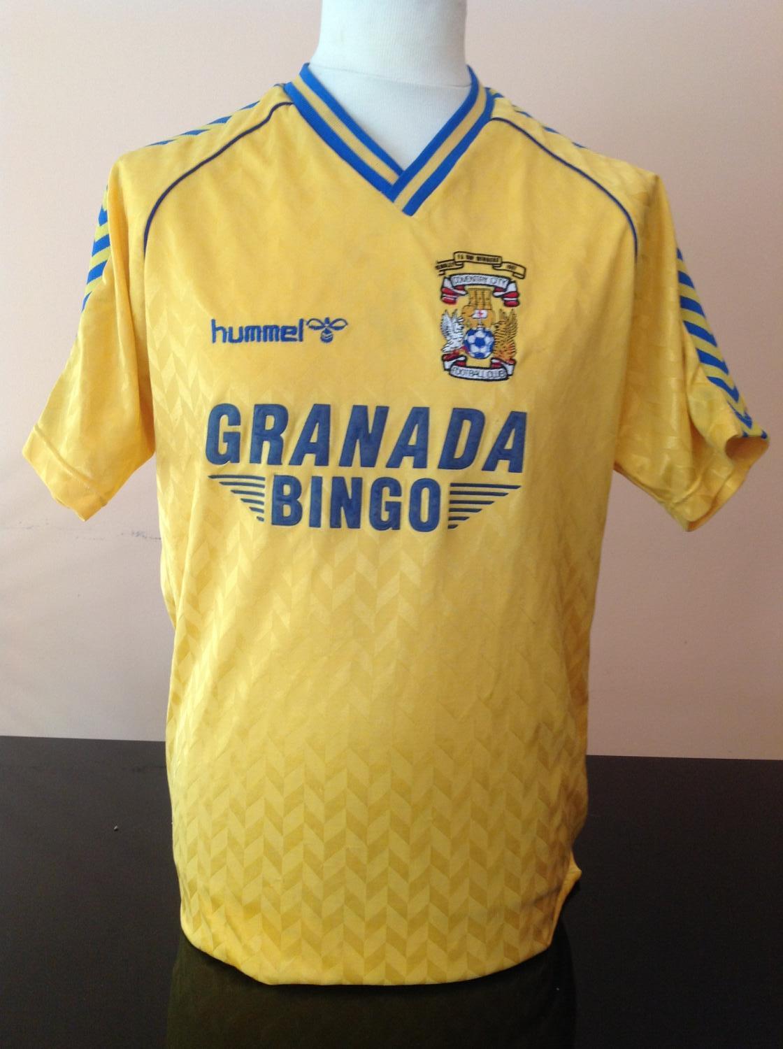 maillot équipe de coventry city fc exterieur 1987-1989 rétro