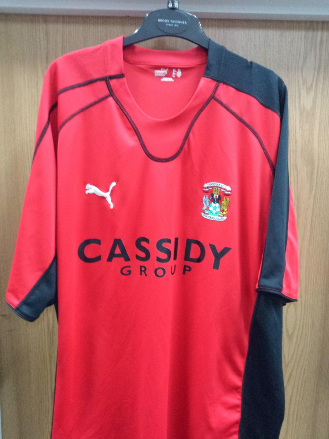 maillot équipe de coventry city fc exterieur 2006-2007 rétro