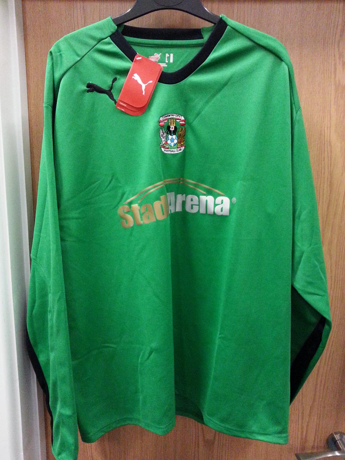 maillot équipe de coventry city fc gardien 2008-2009 rétro
