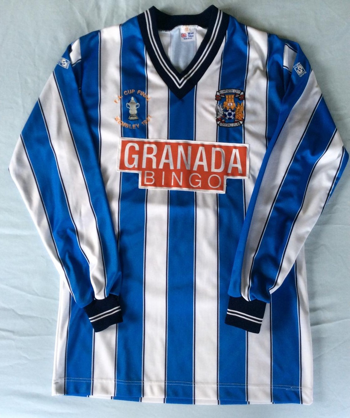 maillot équipe de coventry city fc réplique 1986-1987 rétro