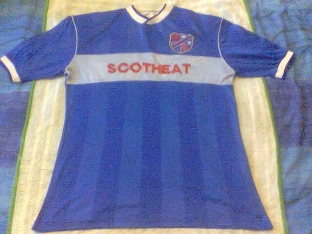 maillot équipe de cowdenbeath fc domicile 1986-1988 rétro