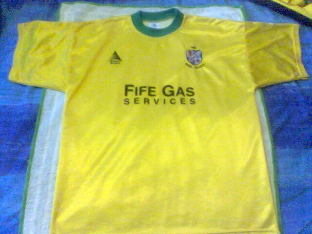 maillot équipe de cowdenbeath fc exterieur 2000-2001 rétro