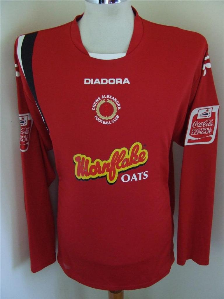 maillot équipe de crewe alexandra fc domicile 2006-2007 pas cher