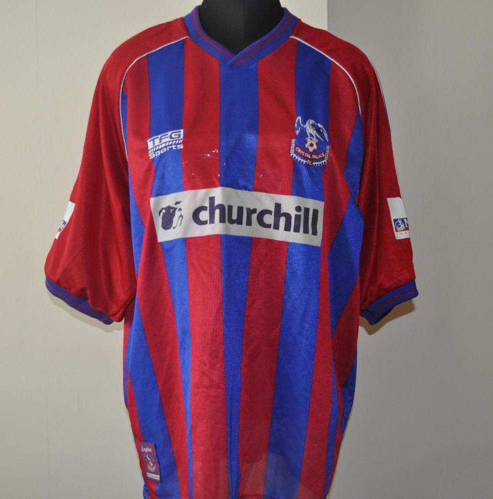 maillot équipe de crystal palace fc domicile 2000-2001 rétro