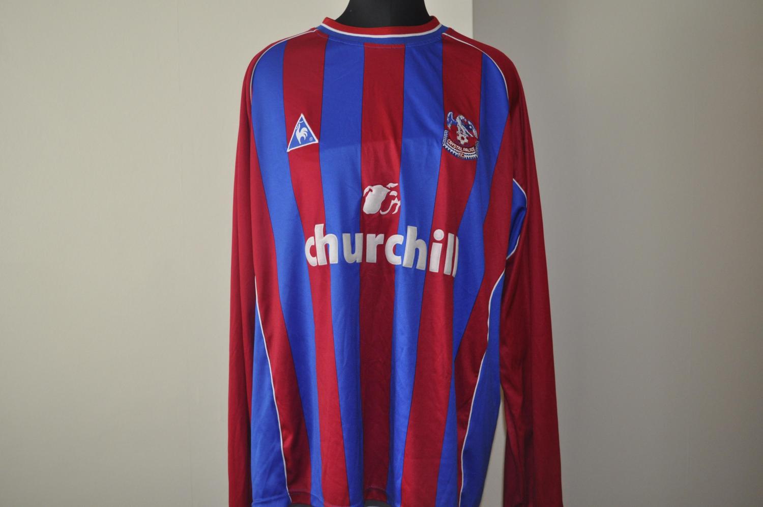 maillot équipe de crystal palace fc domicile 2001-2002 rétro