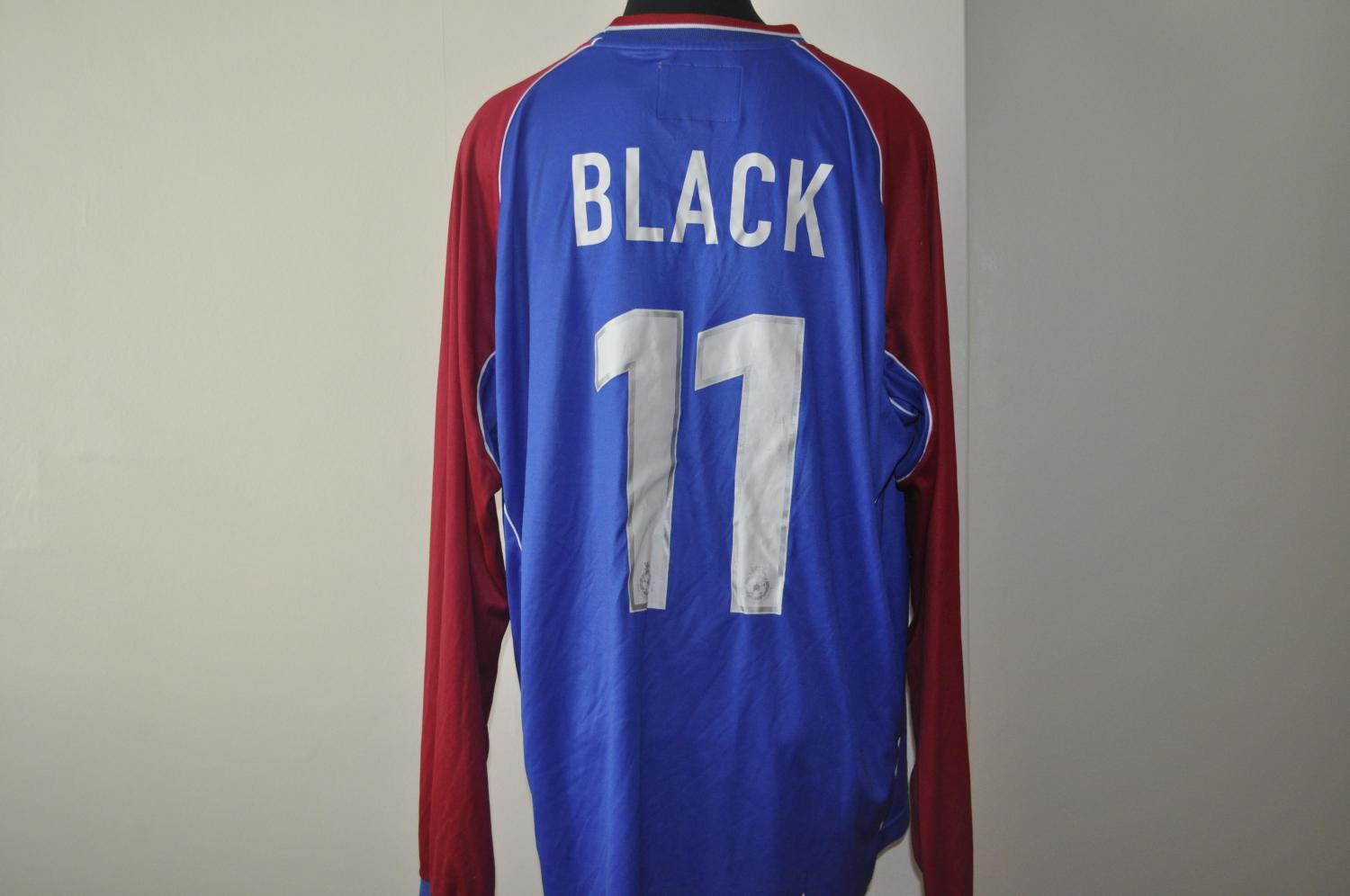 maillot équipe de crystal palace fc domicile 2001-2002 rétro maillot équipe de crystal palace fc domicile 2001-2002 rétro
