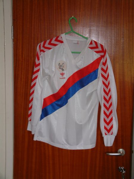 maillot équipe de crystal palace fc exterieur 1985-1986 rétro