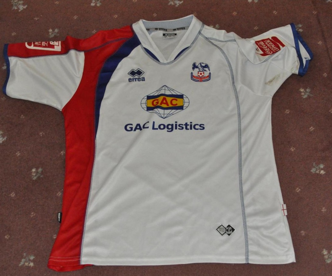 maillot équipe de crystal palace fc exterieur 2007-2008 pas cher