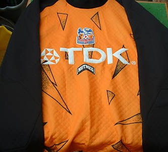 maillot équipe de crystal palace fc gardien 1995-1996 pas cher