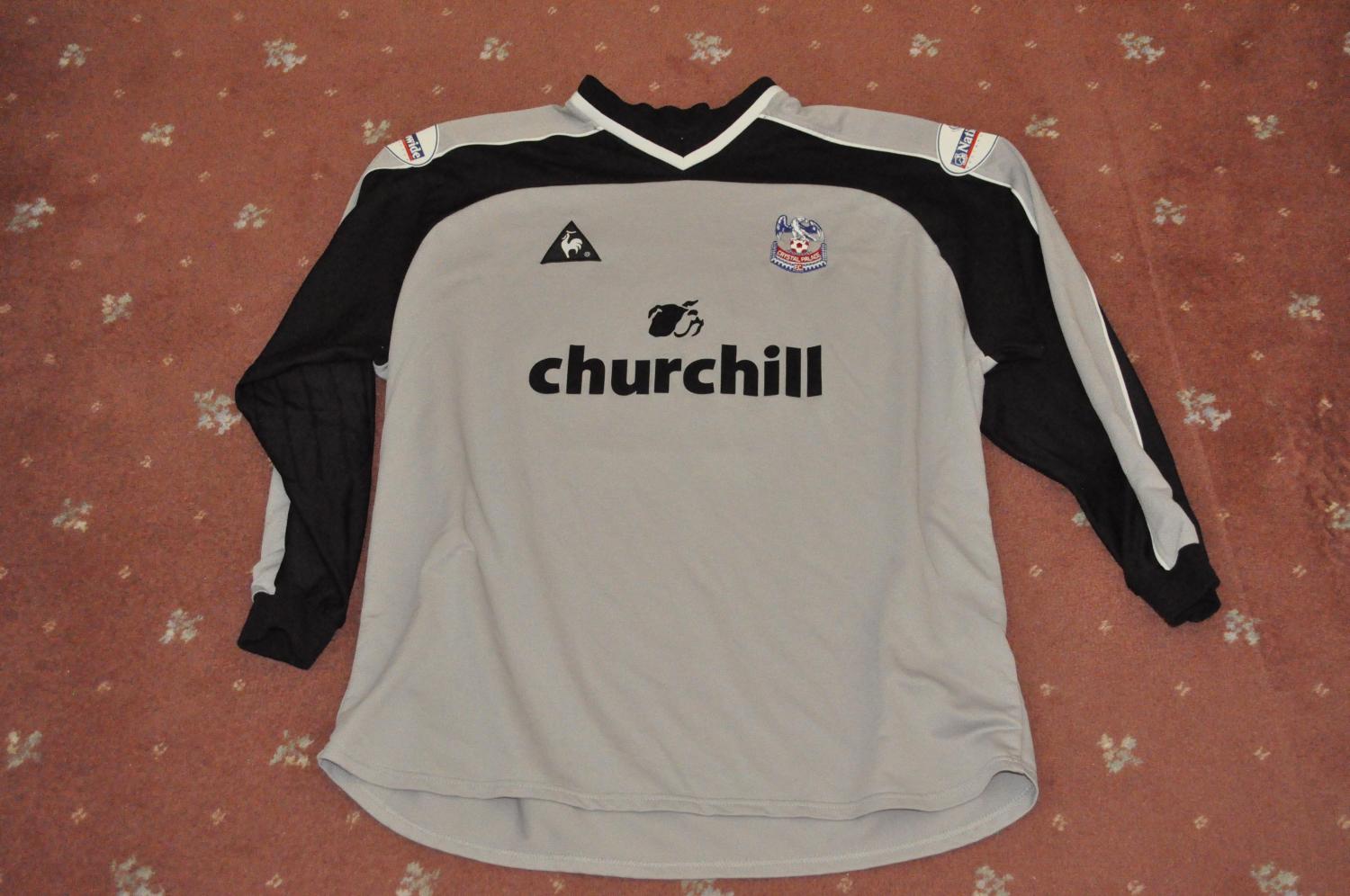 maillot équipe de crystal palace fc gardien 2002-2003 rétro