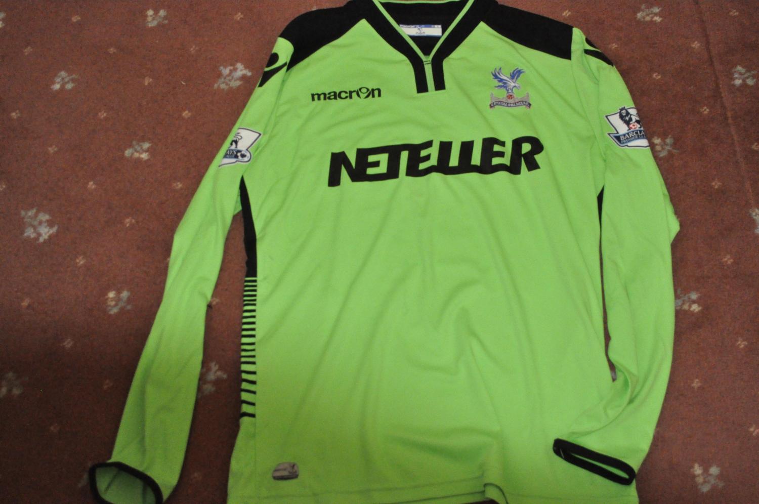 maillot équipe de crystal palace fc gardien 2014-2015 pas cher