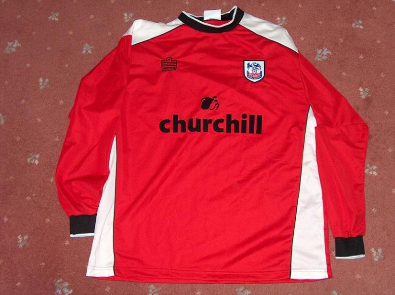 maillot équipe de crystal palace fc particulier 2003-2004 rétro