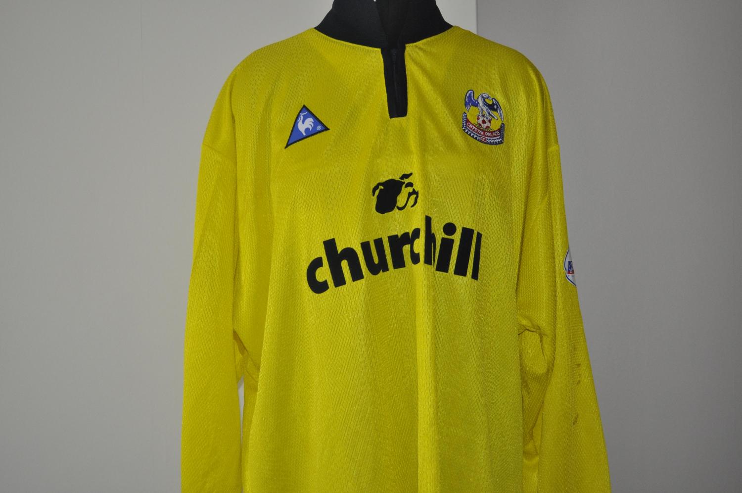 maillot équipe de crystal palace fc third 2001-2002 rétro