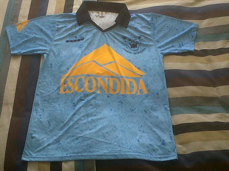 maillot équipe de deportes antofagasta domicile 1991 rétro