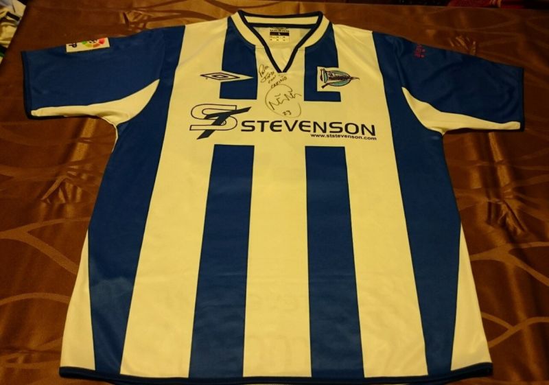 maillot équipe de deportivo alavés domicile 2005-2006 pas cher