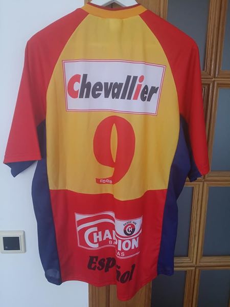 maillot équipe de deportivo español domicile 2001-2002 pas cher