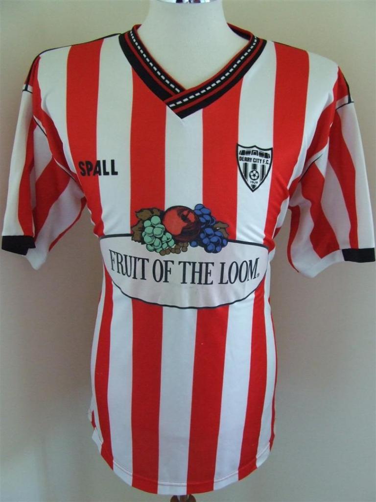 maillot équipe de derry city fc domicile 1992 rétro