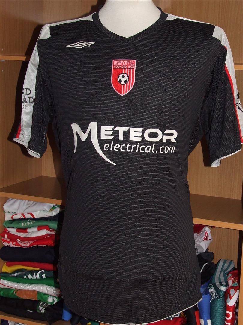 maillot équipe de derry city fc exterieur 2007 rétro