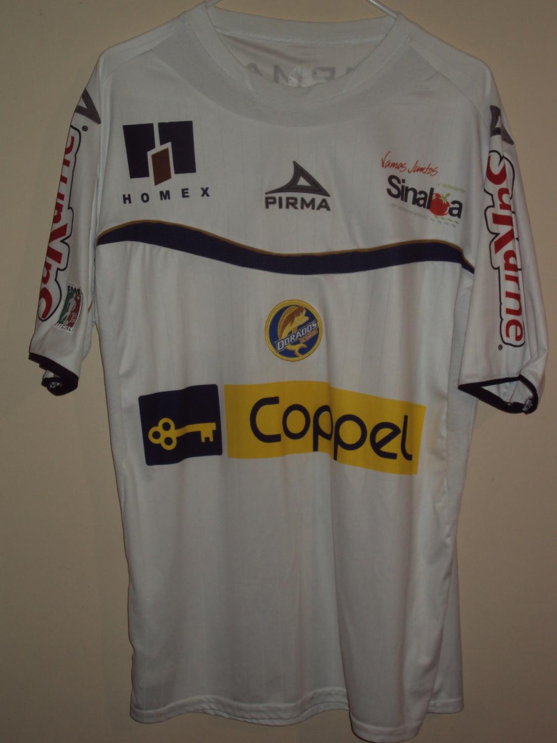 maillot équipe de dorados de sinaloa domicile 2011-2012 rétro