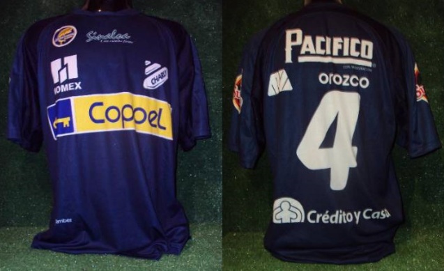 maillot équipe de dorados de sinaloa exterieur 2004-2005 rétro