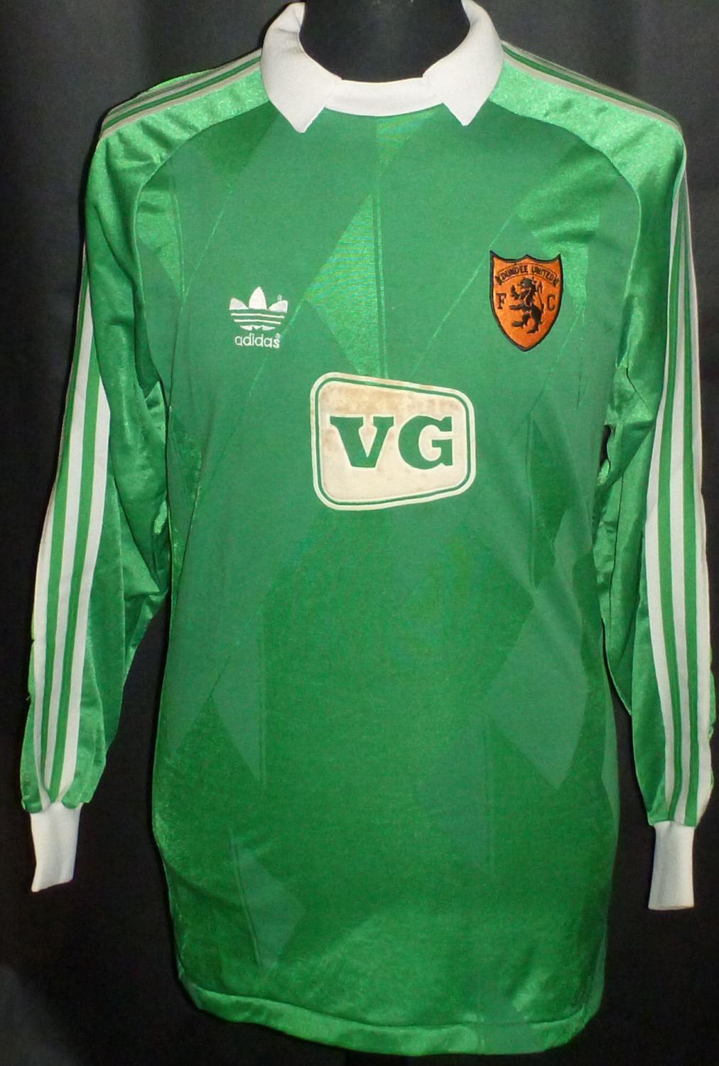 maillot équipe de dundee united gardien 1986-1987 rétro