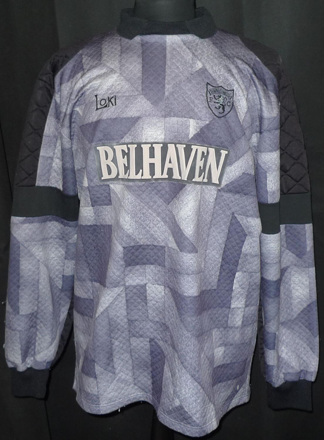 maillot équipe de dundee united gardien 1992-1993 rétro