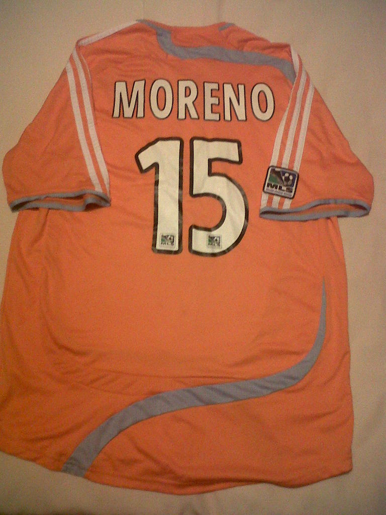 maillot équipe de dynamo de houston domicile 2007 rétro