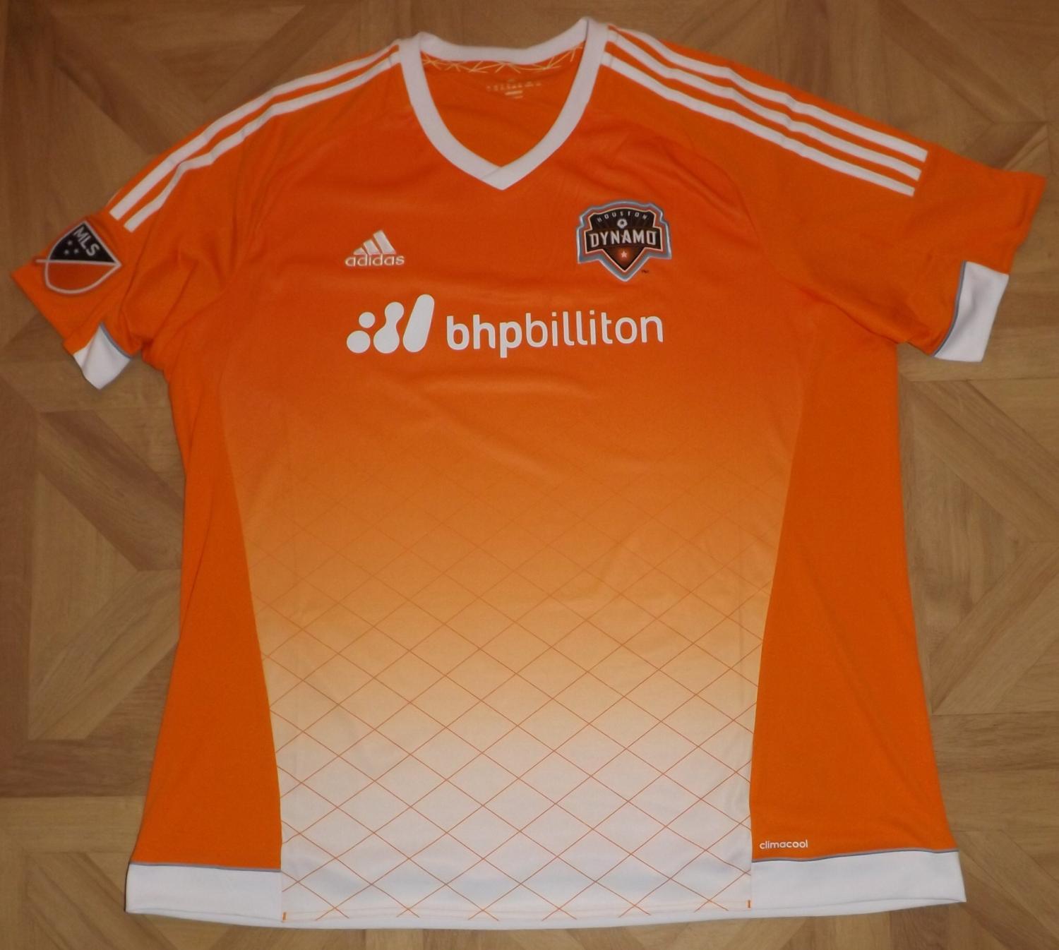 maillot équipe de dynamo de houston domicile 2015-2017 rétro