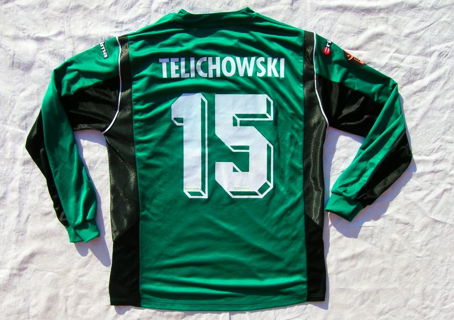 maillot équipe de dyskobolia grodzisk wielkopolski domicile 2005-2006 rétro