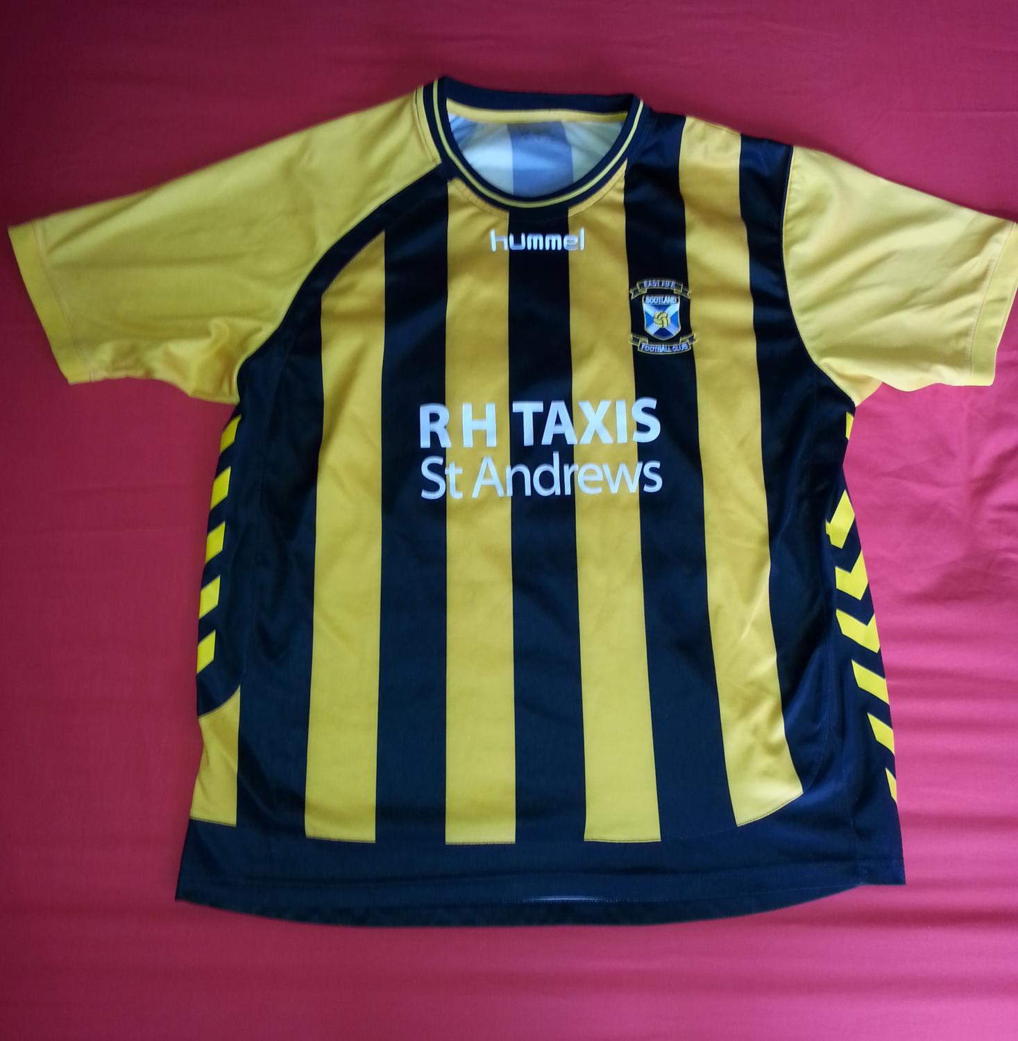 maillot équipe de east fife domicile 2009-2010 rétro