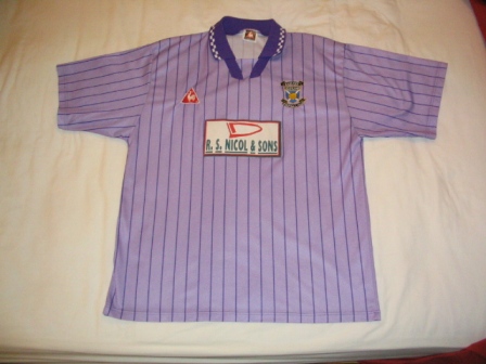 maillot équipe de east fife exterieur 1997-1998 rétro