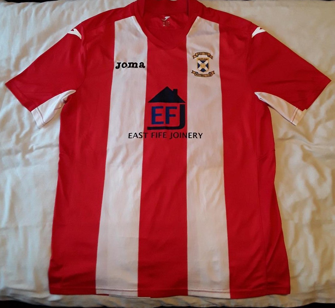 maillot équipe de east fife exterieur 2017-2018 rétro