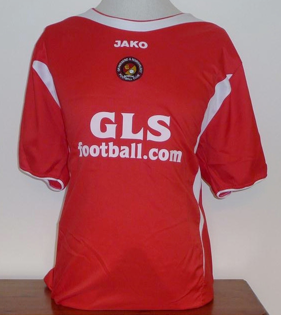 maillot équipe de ebbsfleet united domicile 2005-2006 rétro