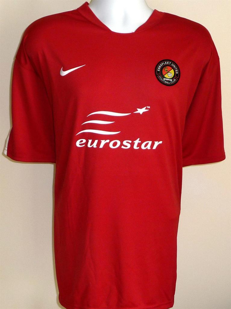 maillot équipe de ebbsfleet united domicile 2008-2009 rétro