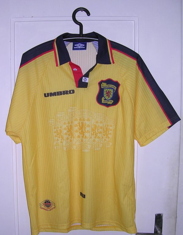 maillot équipe de écosse exterieur 1996-1998 pas cher