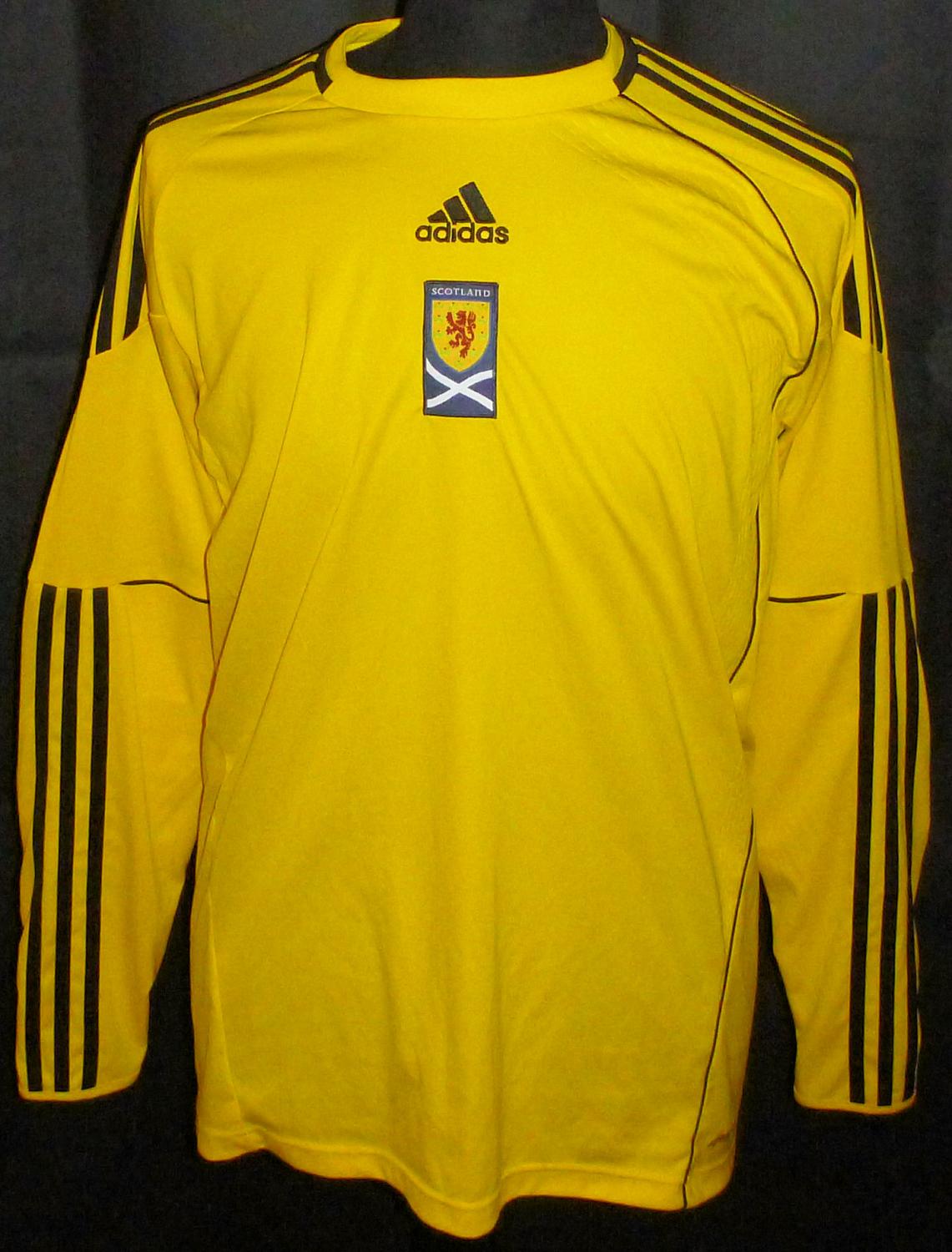 maillot équipe de écosse gardien 2010-2011 rétro maillot équipe de écosse gardien 2010-2011 rétro