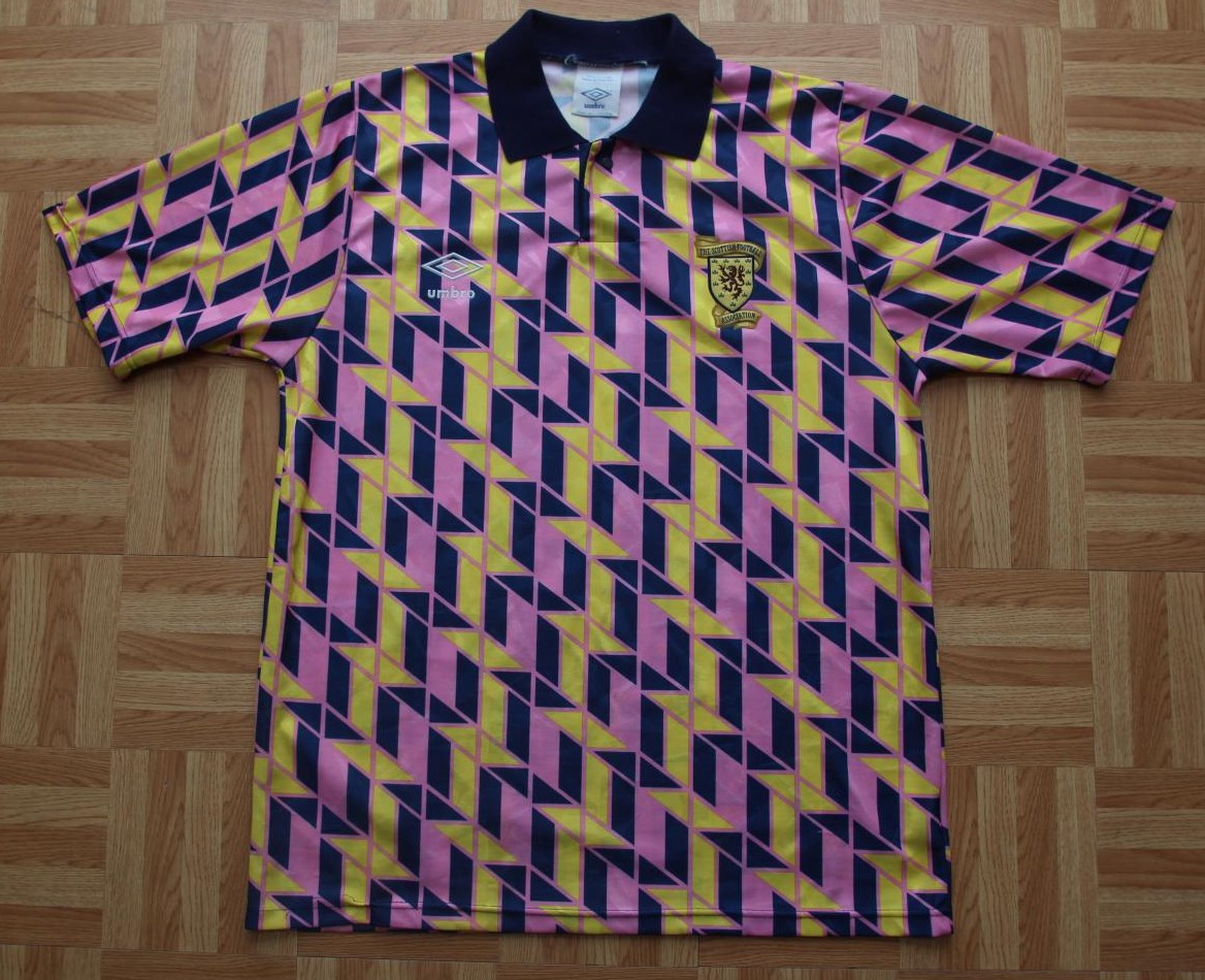 maillot équipe de écosse third 1988-1989 rétro