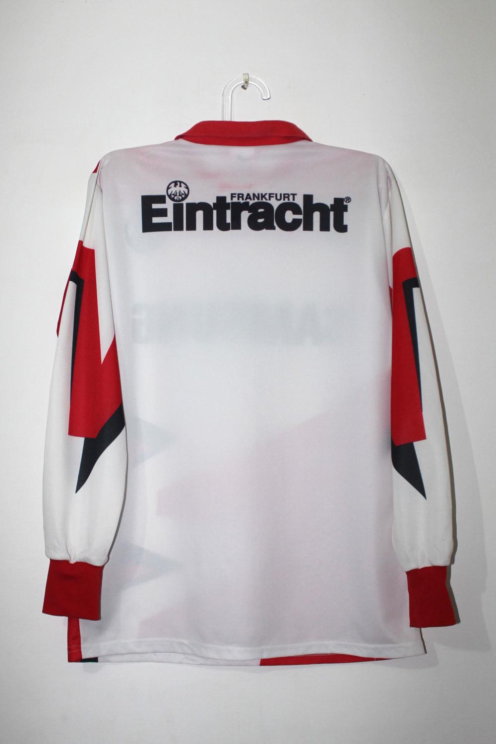 maillot équipe de eintracht francfort domicile 1993-1994 rétro maillot équipe de eintracht francfort domicile 1993-1994 rétro