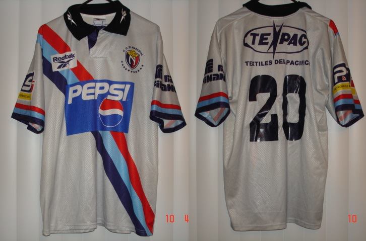 maillot équipe de el nacional exterieur 1997 rétro