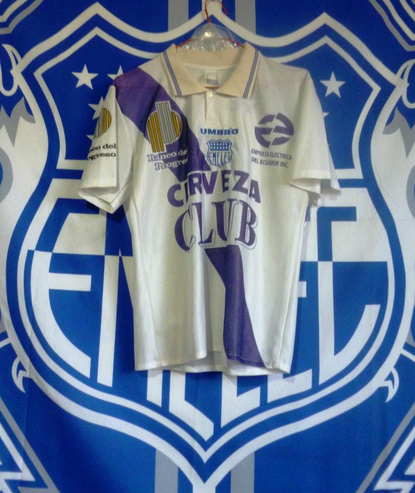 maillot équipe de emelec exterieur 1995 rétro