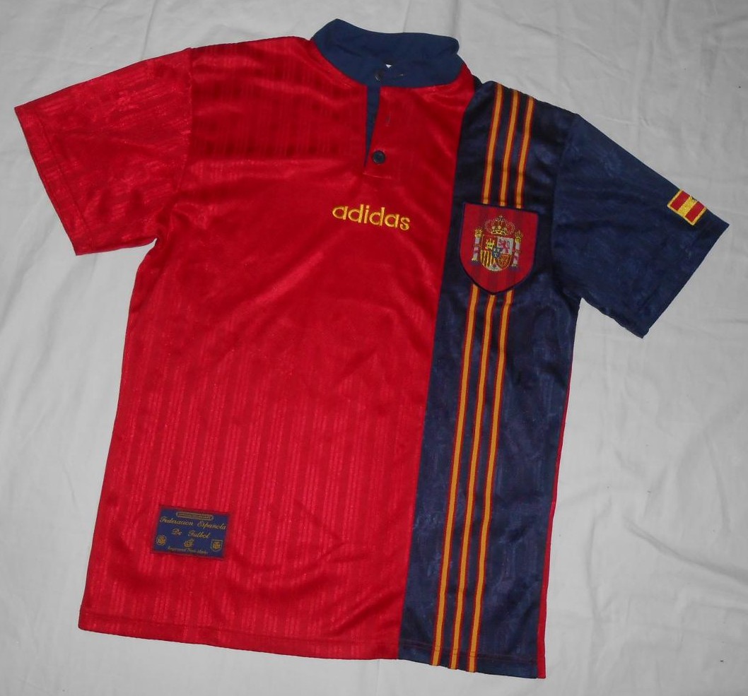 maillot équipe de espagne domicile 1996-1998 pas cher