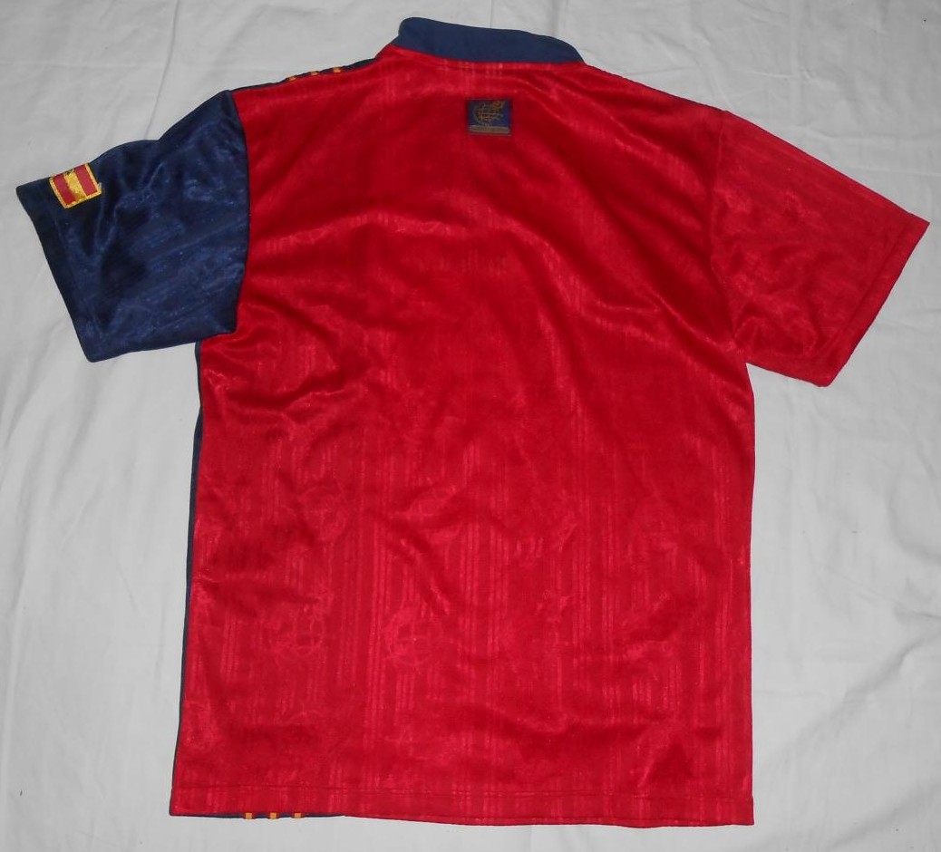 maillot équipe de espagne domicile 1996-1998 pas cher