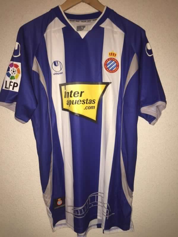 maillot équipe de espanyol barcelone domicile 2009-2010 pas cher