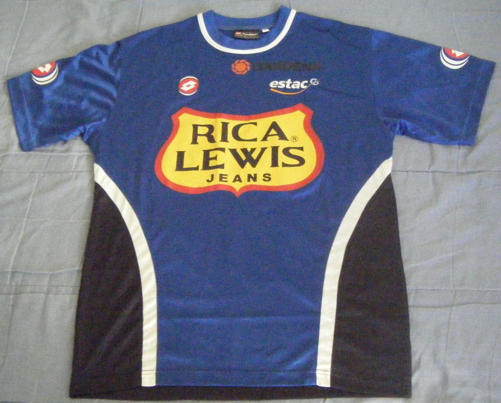 maillot équipe de estac troyes domicile 2002-2003 pas cher