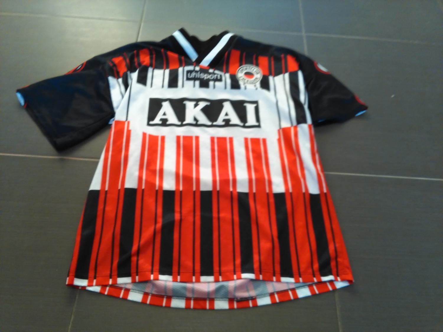 maillot équipe de excelsior domicile 1989-2009 rétro