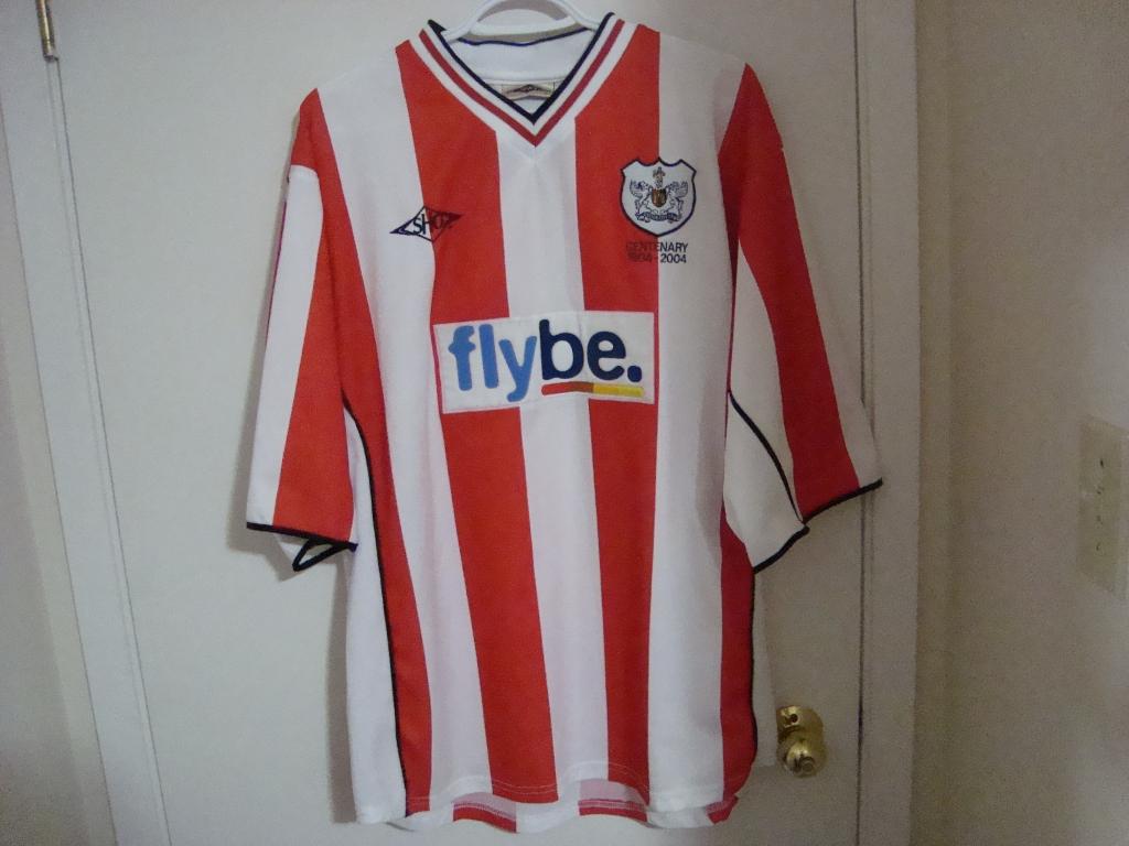 maillot équipe de exeter city domicile 2003-2005 rétro